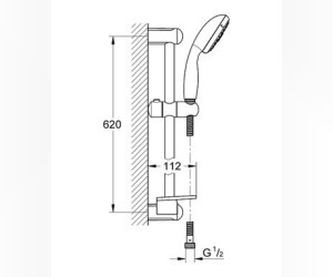 Душевой гарнитур Grohe Tempesta 28593002 (28593001)