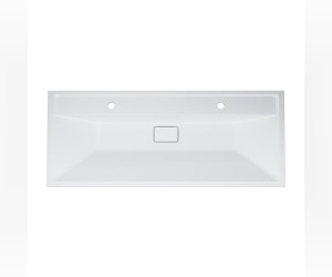 Раковина Am.Pm Inspire 2.0 M50AWPX1201WG искусственный мрамор, 120 см, с переливом