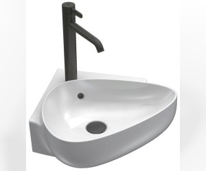 Раковина Jacob Delafon Nouvelle Vague EGL112-00 44x44 см угловая