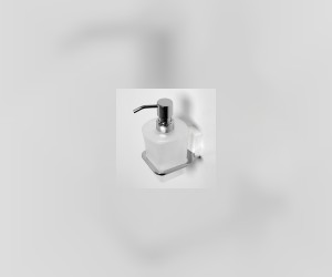 Дозатор с держателем WasserKRAFT Leine 5099WHITE