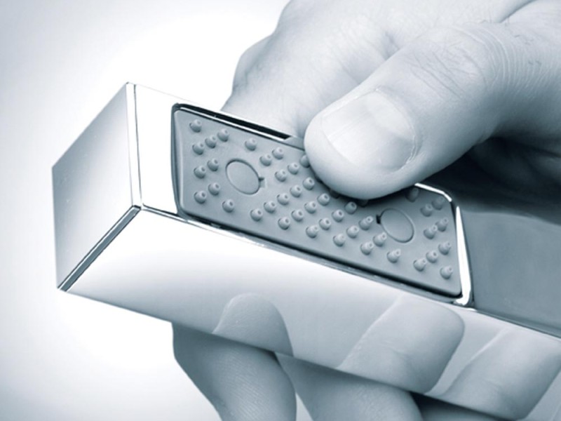 Лейка ручная Bossini CUBE B00255.030, хром