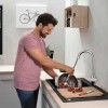 Смеситель Hansgrohe Focus M42 для кухонной мойки с выдвижным изливом, хром глянцевый, 71800000