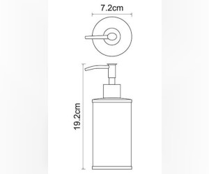 Дозатор для жидкого мыла WasserKraft 5799