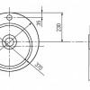 Кухонная мойка Акватон Иверия круглая, графит, 1A711032IV210