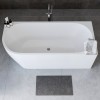 Ванна акриловая Aquanet Family Elegant B 180 x 80 см, правая, белый матовый, 260055