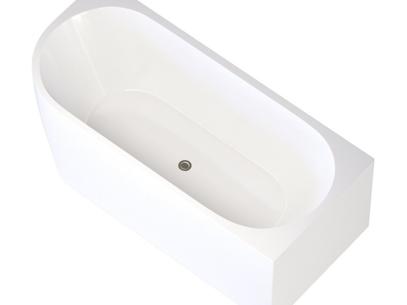 Ванна акриловая Aquanet Family Elegant B 180 x 80 см, правая, белый матовый, 260055