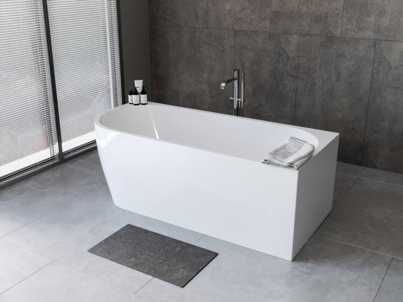 Ванна акриловая Aquanet Family Elegant B 180 x 80 см, правая, белый матовый, 260055