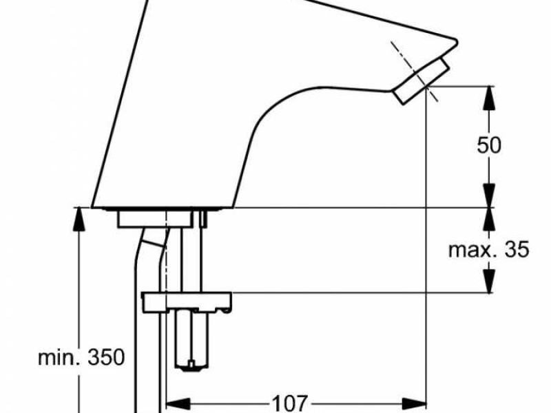 Смеситель Ideal Standard Ceraplus для раковины, хром, B8295AA