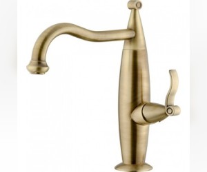 Смеситель для раковины Emmevi Abel 39006BR, бронза