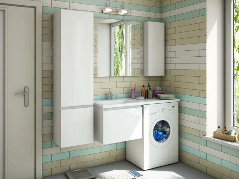 Тумба с раковиной Эстет Dallas Luxe ФР-00002240, 1 ящик, 130 x 48,2 см, подвесная (ФР-00002421)