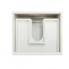 Тумба с раковиной Эстет Dallas Luxe ФР-00002240, 1 ящик, 130 x 48,2 см, подвесная (ФР-00002421)