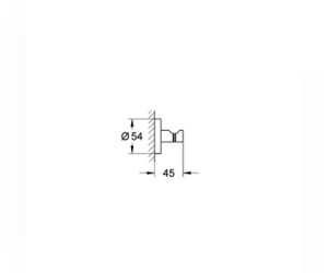 Крючок Grohe Essentials 40364001, хром