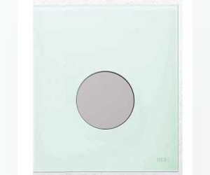 Панель смыва TECELoop Urinal 9 242 651, зеленое стекло, белая клавиша