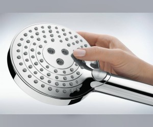 Душевая система HG Raindance Select Showerpipe S 240 1jet PowderRain, 27633140, шлифованная бронза