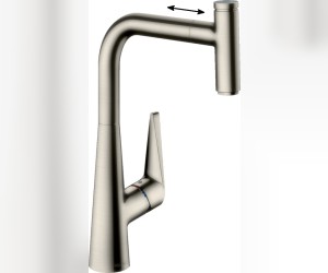 Смеситель Hansgrohe Talis S 300 72821800 для кухни с выдвижным изливом, под сталь