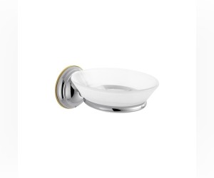 Мыльница Axor Carlton 41433090, хром с золотом
