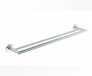 Полотенцедержатель двойной Bemeta Neo 104204055 65.5 x 12 x 5.5 см, хром матовый