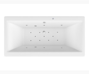 Ванна гидромассажная Excellent Pryzmat 170 x 75 см, RELAX, хром, каркас в подарок