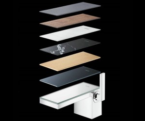 Смеситель для ванны и душа Axor MyEdition 47432000, на борт ванны, без панели