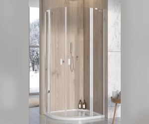 Душевой уголок Radaway Nes PDD II 100L х 90R, стекло прозрачное, профиль хром