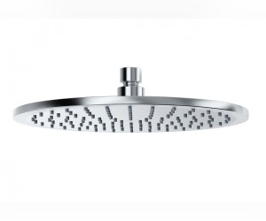 Верхний душ Kludi A-Qa 6432505-00, 25х25 см круглый, плоский 8 мм, 1 режим струи, без держателя, цвет хром
