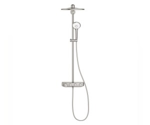 Душевая система с термостатом Grohe Euphoria SmartControl 310 DUO 26507DC0, цвет верхнего душа суперсталь