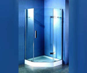 Душевой уголок Appollo TS-025, 100 х 100 х 200 cм, стекло прозрачное