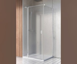Душевой уголок Radaway Nes KDJ II, 100 x 80 см, левая дверь, стекло прозрачное, профиль хром