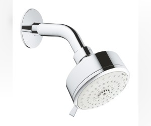 Верхний душ Grohe New Tempesta Cosmopolitan 100 III 26090001 (26090000), 100х100 мм, 3 режима струи, с держателем