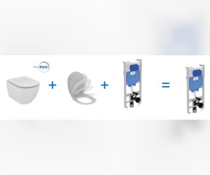 Инсталляция Ideal Standard Prosys 2.0, без кнопки, R046367 с унитазом Ideal Standard Tesi c сиденьем микролифт, T007901, комплект, RT007902