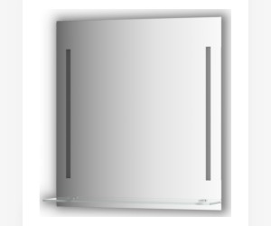 Зеркало с полочкой и LED-светильниками Evoform Ledline-S BY 2163 70х75 см