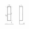 Пенал Vitra Sento 40 см напольный, правосторонний, с корзиной для белья, 60842