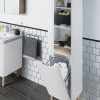 Пенал Vitra Sento 40 см напольный, правосторонний, с корзиной для белья, 60842