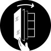 Шкаф-пенал Jacob Delafon Madeleine, 35 см, черный матовый лак, EB2069D/G-J53