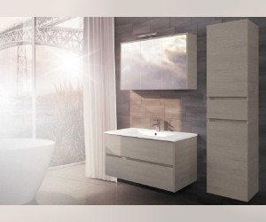 Комплект мебели Riho Porto Set 27, 80 см, цвет серый дуб Комплект мебели Riho Porto Set 27, 80 см, цвет серый дуб