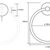 Кольцо для полотенец Bemeta