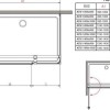 Душевой уголок Radaway EOS KDS 140L/Rx90, 90 х 140 х 197 см, стекло прозрачное