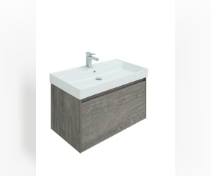 Тумба под раковину Aquanet Nova Lite 100, 1 + 1 ящик в ящике, дуб рошелье (242579)