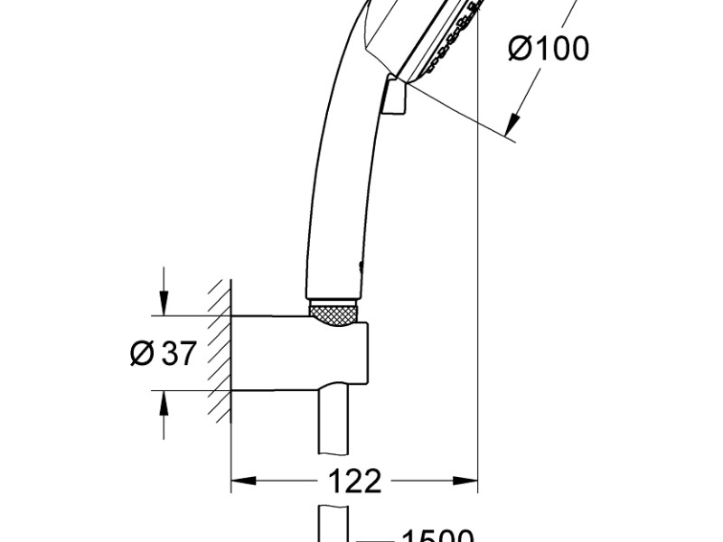 Душевой гарнитур Grohe New Tempesta Cosmopolitan 100 III 27588002 (27588001)