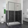 Душевой уголок RGW CL-43, 040943189-11, 180 х 90 x 185 см, дверь раздвижная, стекло прозрачное, хром