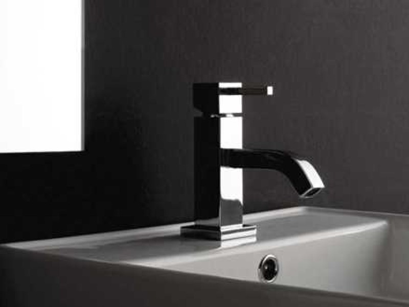 Смеситель Bandini Ice Cube 7501200002LW для раковины, хром/ручка венге