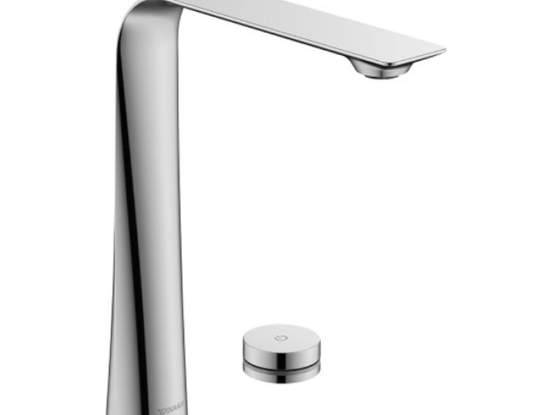 Смеситель Duravit D.1 D11110008010 для раковины высокий, электронный с питанием от сети, хром