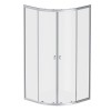 Душевой уголок Am.Pm X-Joy Twin Slide W88G-205-090MT, 90 x 90 см, профиль хром матовый, стекло прозрачное, без поддона