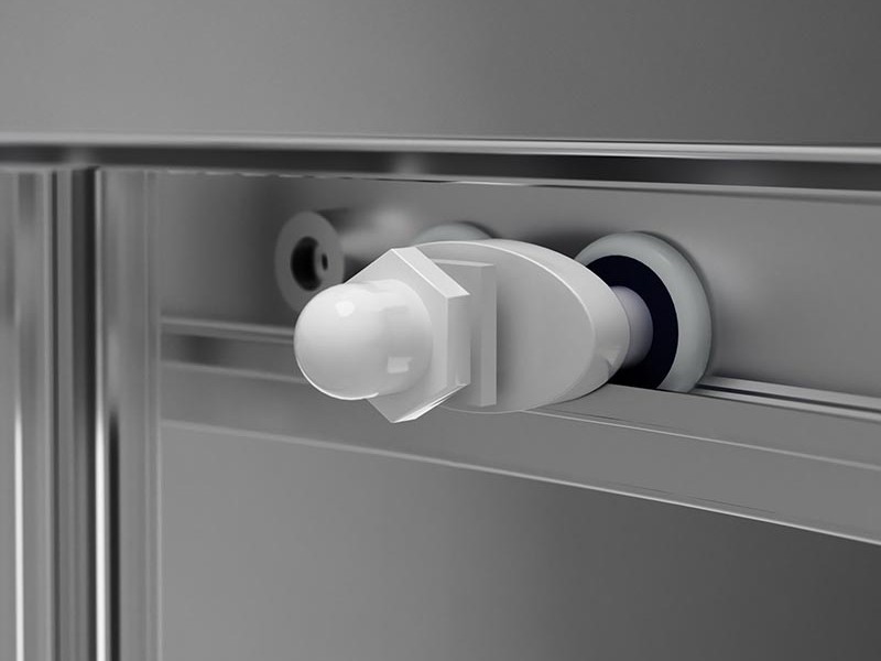 Душевой уголок Am.Pm X-Joy Twin Slide W88G-205-090MT, 90 x 90 см, профиль хром матовый, стекло прозрачное, без поддона
