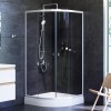 Душевой уголок Am.Pm X-Joy Twin Slide W88G-205-090MT, 90 x 90 см, профиль хром матовый, стекло прозрачное, без поддона