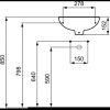 Рукомойник Ideal Standard Ecco W407901 R 35 см