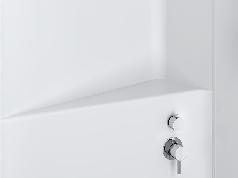 Душевая кабина Am.Pm Gem W90C-333-090WTA, 90 х 90 см, профиль матовый хром, стекло прозрачное
