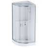 Душевая кабина Am.Pm Gem W90C-333-090WTA, 90 х 90 см, профиль матовый хром, стекло прозрачное