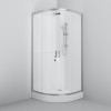 Душевая кабина Am.Pm Gem W90C-333-090WTA, 90 х 90 см, профиль матовый хром, стекло прозрачное