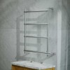 Полотенцесушитель электрический Margaroli Sole 542 BOX 5424704CRNB, высота 65.6 см, ширина 57 см, хром